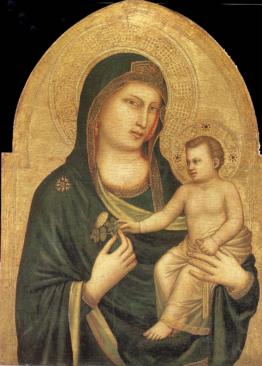 Giotto, Madonna and child;